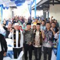 Pasangan bakal calon Walikota dan Wakil Walikota Medan, Hidayatullah dan Yasyir Ridho Loebis (HIRO), menghadiri peresmian rumah pemenangan Relawan SURYA BerDaYa, kemarin.(HO HIRO/kaldera)