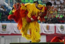 Atlet barongsai Sumut meraih tiga emas PON XXI Aceh-Sumut. Perolehan medali tersebut dari nomor, kecepatan,taulo bebas dan halang rintang yang berlangsung di Martial Art Arena, Sport Centre Sumut, Deliserdang.