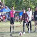Anggota Komisi XI DPR RI, Gus Irawan Pasaribu, menutup secara resmi Festival Sepakbola Sipirok Narobi Cup 2024, di lapangan Martabe, Bunga Bondar, Sipirok, Minggu (15/9/2024).