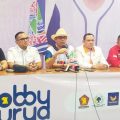 Pasangan calon Gubernur - Wakil Gubernur Sumatera Utara nomor urut 1 , Bobby Nasution - Surya akan memulai kampanyenya guna menyapa masyarakat mulai 27 September 2024. Hal ini disampaikan Ketua Tim Pemenangan Bobby - Surya, Hinca Panjaitan di Rumah Pemenangan Bobby - Surya, Jalan Balai Kota, Medan, Selasa (24/9/2024).