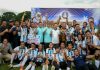 Pemkab Langkat berhasil meraih juara Piala Penasehat Korpri Kota Medan, Bobby Nasution setelah di partai final mengalahkan Pemkab Serdang Bedagai lewat drama adu pinalti.