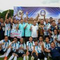 Pemkab Langkat berhasil meraih juara Piala Penasehat Korpri Kota Medan, Bobby Nasution setelah di partai final mengalahkan Pemkab Serdang Bedagai lewat drama adu pinalti.