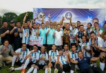 Pemkab Langkat berhasil meraih juara Piala Penasehat Korpri Kota Medan, Bobby Nasution setelah di partai final mengalahkan Pemkab Serdang Bedagai lewat drama adu pinalti.