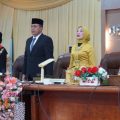Sebanyak 50 anggota DPRD Kabupaten Langkat periode 2024-2029 resmi dilantik di Gedung DPRD Kabupaten Langkat, Senin (14/10/2024).