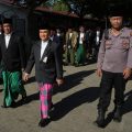 Asisten Pemerintahan dan Kesejahteraan Rakyat Setdako Medan, M Sofyan saat menjadi inspektur upacara Peringatan Hari Santri Nasional ke -10 di Ma'had Tahfizil Qur'an Yayasan Islamic Centre Sumut, Jalan Selamat Ketaren, Selasa (22/10/2024).