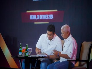 Sejumlah kalangan menilai pasangan calon Gubernur dan Wakil Gubernur Sumatera Utara nomor urut 1 Bobby Nasution - Surya menang telak pada debat publik pertama Pilgubsu yang digelar KPU Sumut di Hotel Grand Mercure Medan, Rabu (30/10/2024) malam.