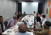 Rapat HPN PWI Kalsel.(ist)