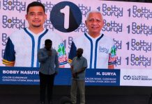 Pasangan Calon Gubernur Sumatera Utara nomor urut 1 Bobby Nasution - Surya