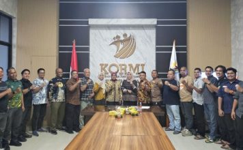 Pengurus dan Panitia Rakerprov KORMI Sumut usai rakor, Jumat 8 November 2024. Raker KORMI Sumut Siapkan Program Strategis dan Pemberian Tali Asih (kaldera/HO)