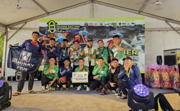 Tim Federasi Arung Jeram Indonesia (FAJI) Sumatera Utara berhasil mengharumkan nama Indonesia di ajang internasional dengan menjuarai Selama River International Championship (SRIC) 2024 di Sungai Selama, Perak, Malaysia, Minggu (10/11/2024).