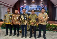 Ketua DPRD Kota Medan, Wong Chun Sen membuka rapat kerja DPRD Medan 2024 di Hotel Niagara, Kabupaten Simalungun, Sumatera Utara, kemarin.