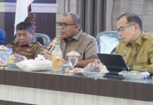 Pj. Bupati Langkat, Faisal Hasrimy memimpin rapat koordinasi pemerintahan di Ruang Pola Kantor Bupati Langkat,kemarin. Rapat tersebut bertujuan memperkuat sinergitas perangkat daerah dalam mendukung pelaksanaan delapan misi Asta Cita dan 17 program prioritas nasional yang digagas oleh Presiden Republik Indonesia.