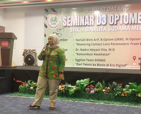 Dr. Nadra Ideyani Vita (NIV), saat memberikan paparannya.(HO/kaldera)