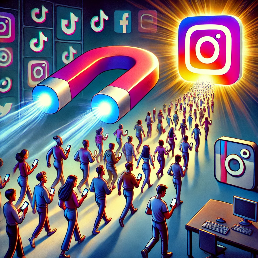 Ilustrasi layanan platform digital dari media sosial (AI/Kaldera)