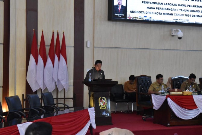 Sejumlah masalah mengemuka dalam laporan hasil reses pertama Anggota DPRD Medan masa sidang I Tahun Sidang 2024-2025, Senin (6/1/2025).