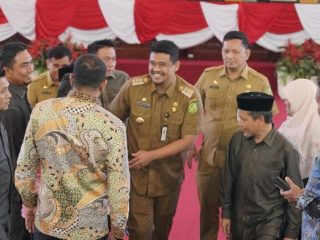 Walikota Medan Bobby Nasution ucapkan terima kasih dan memberikan apresiasi kepada unsur pimpinan dan segenap anggota DPRD Kota Medan atas terlaksananya Rapat Kerja (raker) DPRD Kota Medan yang menghasilkan program kerja 2025.
