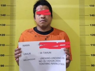 Bandar narkoba berinisial SS alias R (38), warga Kecamatan Torgamba, Kabupaten Labusel