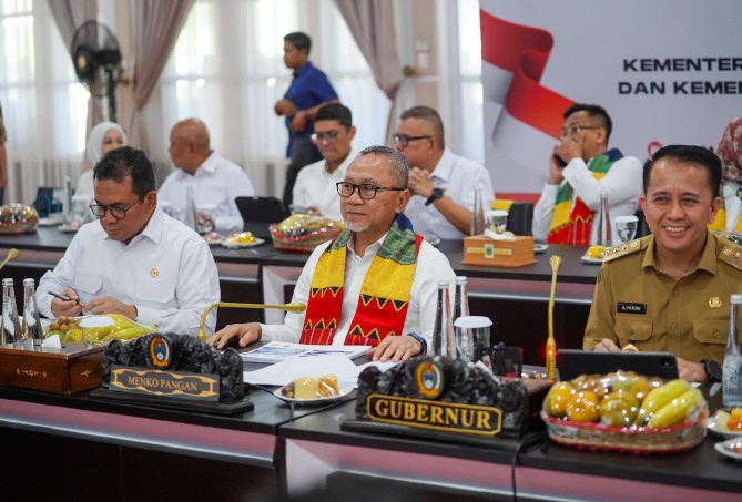 Menteri Koordinator Bidang Pangan Republik Indonesia Zulkifli Hasan