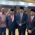 Muhammad Husni (dua dari kiri) dilantik menjadi Asisten Deputi di Kemenkop. Husni sebelumnya adalah Kadis Lingkungan Hidup di jajaran Pemko Medan.