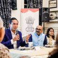 ENGLISH: Walikota Medan terpilih, Rico Waas, berbicara dalam pertemuan di Medan, Jumat (17/2/2025). Rico memanfaatkan kemampuannya berbahasa Inggris di forum yang dihadiri perwakilan sejumlah negara asing itu.(HO/kaldera)