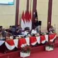 Rapat paripurna di Gedung DPRD Medan, Senin (10/2/2025)