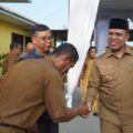 Penjabat (Pj) Bupati Langkat, M. Faisal Hasrimy, saat menghadiri Musyawarah Perencanaan Pembangunan (Musrenbang) Kecamatan Secanggang, Selasa (11/2/2025).