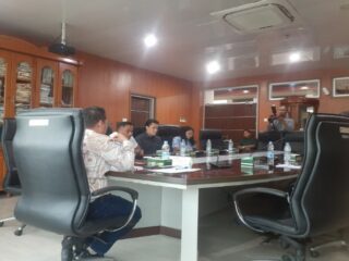 Rapat Dengar Pendapat (RDP) antara Komisi 1 DPRD Kota Medan dan Disdukcapil, Selasa (11/2/2025).