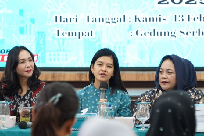 Ketua TP PKK Kota Medan, Kahiyang Ayu M. Bobby Afif Nasution