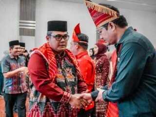 Pelantikan yang berlangsung di Ruang Rapat III Kantor Walikota Medan itu diwakili Pj Sekda Kota Medan, Topan Obaja Ginting, Jumat (14/2/2025).