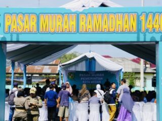 Pemko Medan kembali menggelar pasar murah dalam rangka menyambut bulan suci Ramadhan dan Idul Fitri 1446 H.
