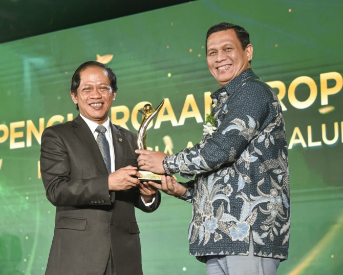 Ajang Anugerah Lingkungan PROPER 2024 di Taman Mini Indonesia Indah (TMII), Jakarta Timur.