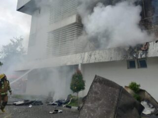 Gedung Dinas Pendidikan Sumut Terbakar