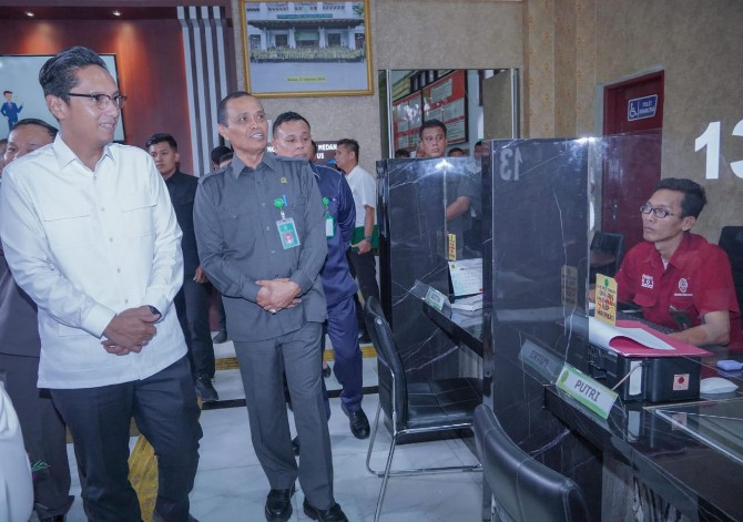 Walikota Medan, Rico Tri Putra Bayu Waas, mengunjungi Pengadilan Negeri (PN) Medan untuk memperkuat sinergi dan dukungan dalam pembangunan Kota Medan.