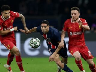 Liverpool berhasil meraih kemenangan tipis 1-0 atas PSG dalam laga leg pertama Liga Champions yang berlangsung di Stadion Parc Des Princes, Kamis (6/3/2025).