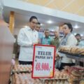 Walikota Medan Rico Tri Putra Bayu Waas meninjau Brastagi Supermarket, Jalan Gatot Subroto, Kamis (6/3/2025).