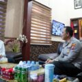 Walikota Medan Rico Tri Putra Bayu Waas bersilaturahmi dengan Kapolres Pelabuhan Belawan, AKBP Janton Silaban di Mako Polres Pelabuhan Belawan, Jumat (7/3/2025).