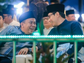 Walikota Medan Rico Tri Putra Bayu Waas resmi menutup Ramadan Fair XIX di Taman Sri Deli, Kamis (27/3/2025).