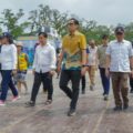 Menjelang Hari Raya Idul Fitri 1446 H, Wali Kota Medan Rico Tri Putra Bayu Waas turun langsung ke Lapangan Merdeka untuk memastikan kesiapan lokasi yang akan digunakan sebagai tempat pelaksanaan Salat Ied, Minggu siang.