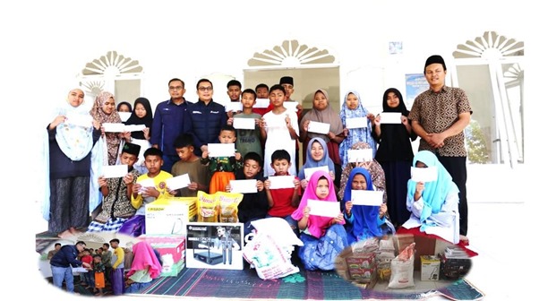 Inalum Salurkan Bantuan Sembako ke Panti Asuhan di Balige