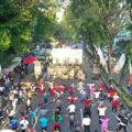 Kegiatan Car Free Day (CFD) yang digelar setiap Minggu pagi di kawasan Lapangan Merdeka kembali digelar.