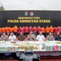 Sepanjang periode 24 Februari hingga 7 April 2025, jajaran Polda Sumut berhasil mengungkap 517 kasus narkoba dengan total 634 tersangka.