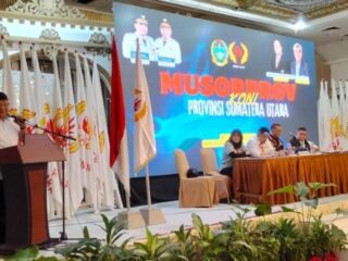 Hatunggal Siregar terpilih secara aklamasi sebagai Ketua Umum KONI Sumatera Utara (Sumut) periode 2025-2029 pada Musyawarah Olahraga Provinsi (Musorprov) KONI Sumut di Hotel Danau Toba, Rabu (16/4/2025).