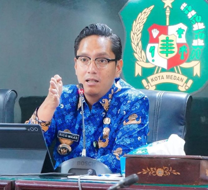 Walikota Medan Rico Tri Putra Bayu Waas