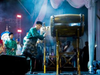 Perhelatan Musabaqah Tilawatil Quran (MTQ) ke-58 Kota Medan resmi dibuka Walikota Medan, Rico Tri Putra Bayu Waas, Sabtu (19/4/2025) malam.