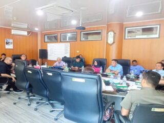 Suasana Rapat Dengar Pendapat Komisi 4 DPRD Medan dengan PT KAL dan OPD terkait