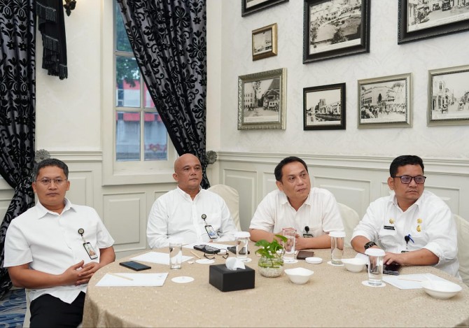 Beberapa Kepala OPD yang hadir dalam diskusi santai di City Hall bersama Walikota Medan