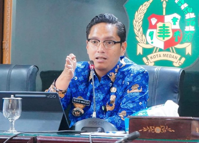 Walikota Medan Rico Tri Putra Bayu Waas