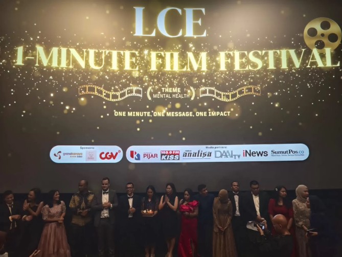 LCE 1-Minute Film Festival sukses diselenggarakan di CGV Focal Point Medan pada Jumat (25/4/2025) malam.