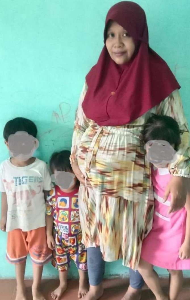 Istri S bernama Imelda Riski, warga Mandala Medan