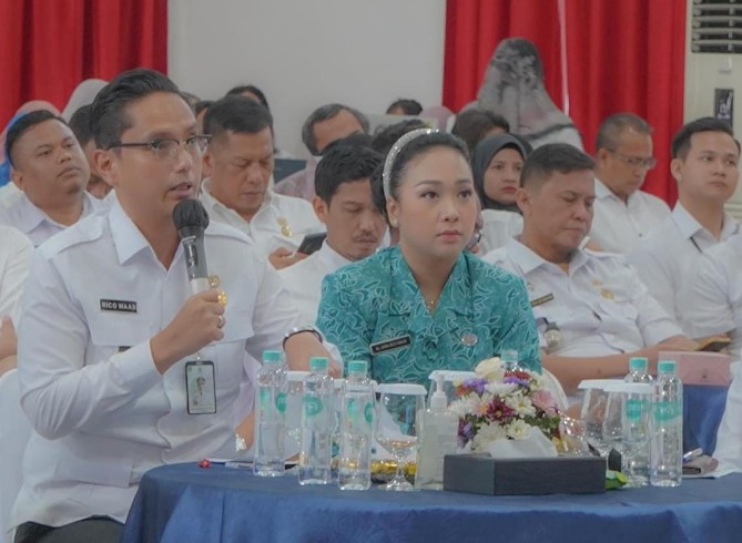 Walikota Medan, Rico Tri Putra Bayu Waas, dalam sambutannya pada kegiatan Verifikasi Lapangan Hybrid (VLH) Evaluasi Kota Layak Anak Tahun 2025 yang berlangsung di Gedung Serbaguna PKK Kota Medan, Rabu (14/5/2025).